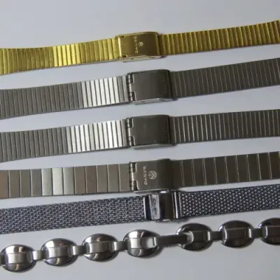 Lot of 6 ladies watch metal straps