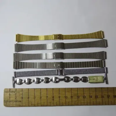 Lot of 6 ladies watch metal straps