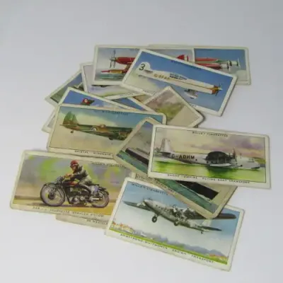 Cigarette cards - Speed - lot of 25 cards - WD and HO Wills - some very well used