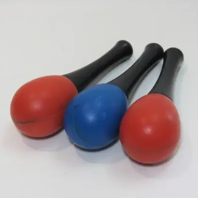 Lot of 3 vintage toy musical maracas shakers