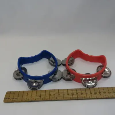 Pair of kiddies Lino tambourines