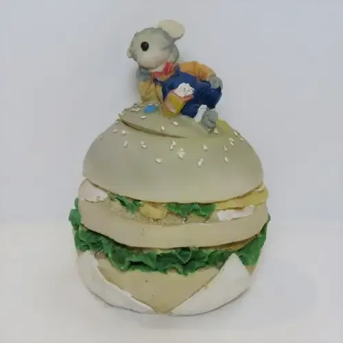 Hamburger with mouse money box