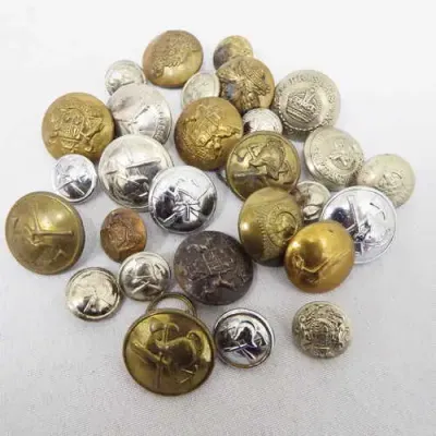 Lot of 28 South African military buttons