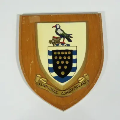 Cornwall Constabulary plaque - Some damage