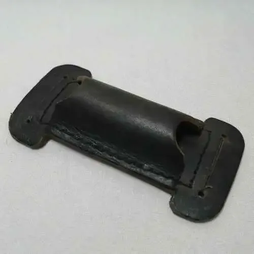 Vintage leather flashlight pouch for belt
