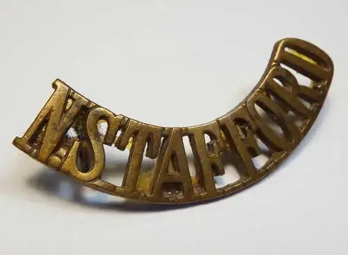 North Staffordshire regiment shoulder title