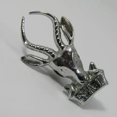 SADF Infantry bokkop chrome badge