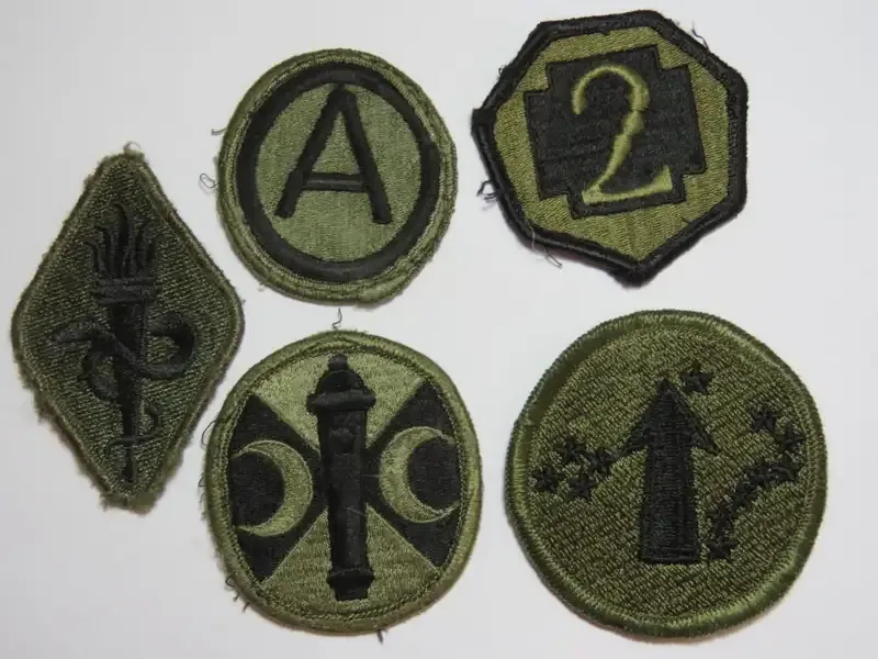 Lot of 5 US Army badges