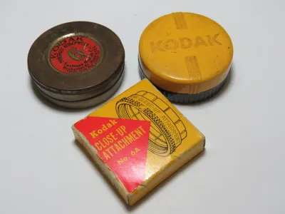 Lot of 3 vintage Kodak lens attachments