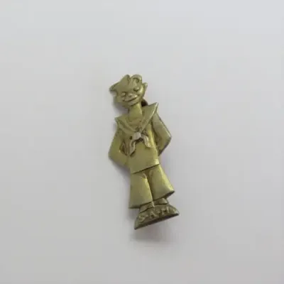 WW2 SA Navy Sailor SAM patriotic badge - SA Union Defence Force