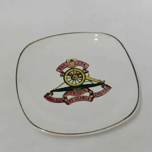 Prince Afred`s Own Cape Field Artillery souvenir dish - Drostdy ware