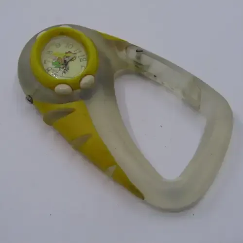 Children`s Carabiner clip watch - working
