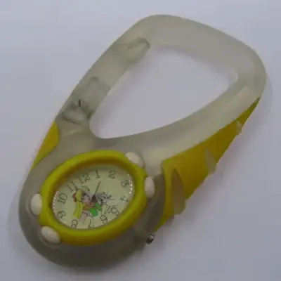 Children`s Carabiner clip watch - working