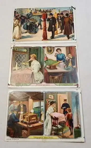 Set of 3 Elfenbein Seife ( Ivory Soap ) Cards - Series 5494 Number 1 to 3