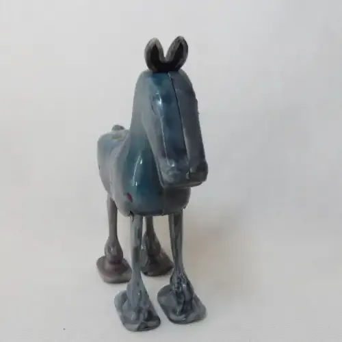 Vintage plastic walking horse
