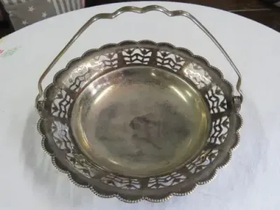 Vintage EPNS silver plated fruit basket