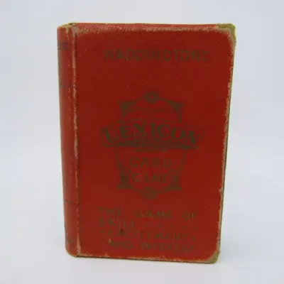 Vintage Waddington`s Lexicon card game