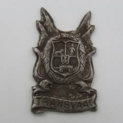 Old Transvaal metal emblem badge - no pin