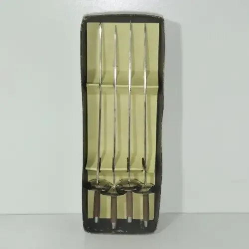 Lot of 4 skewer sticks in open box - Vintage