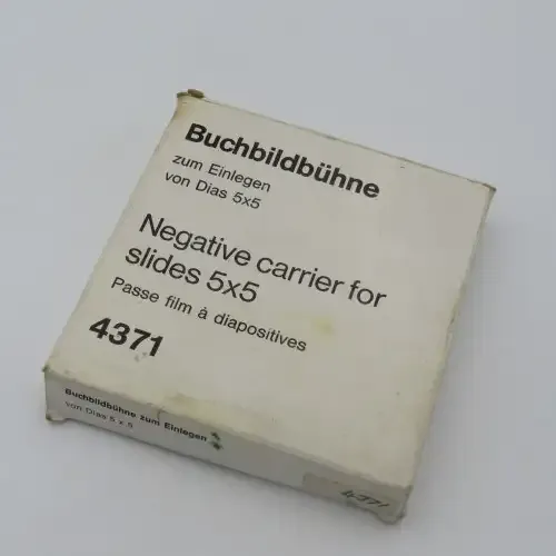 Vintage Buchbildbuhne Negative carrier for slides