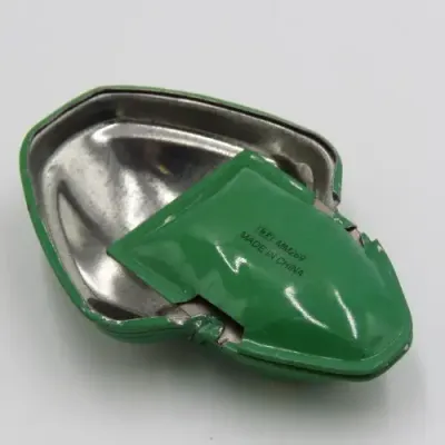 MM269 Tin plate clicker toy frog