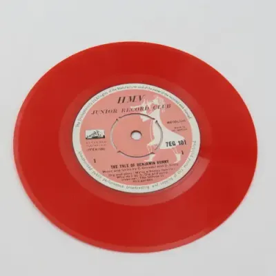 His Masters Voice Beatrix Potter The tale of Benjamin bunny by Vivien Leigh 45 rpm vinyl record