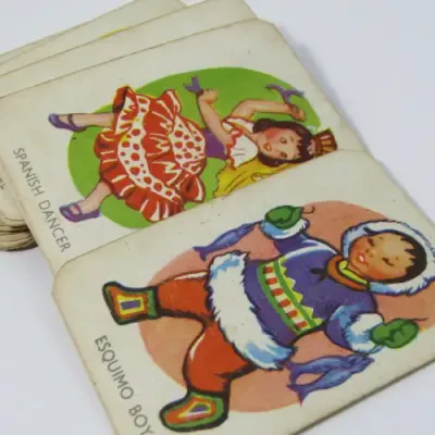 Vintage Happy Family Old Maid card game