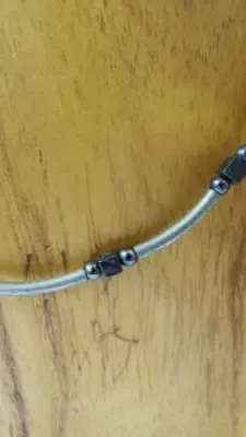 Hematite necklace 44cm - as per photo
