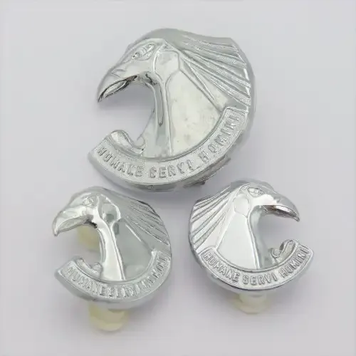 SADF Personnel Services Corps cap badge and collar badge set