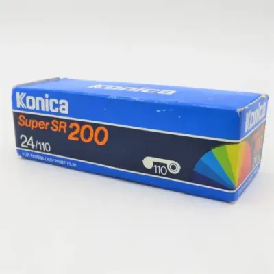Konica super SR 200 film 24/110 exposures - expired May 1993