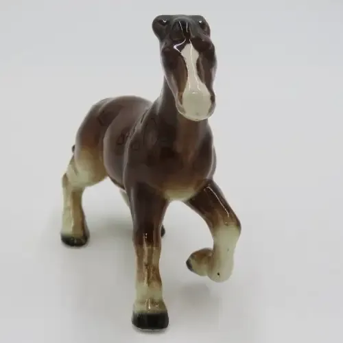 Vintage porcelain horse figurine