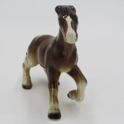 Vintage porcelain horse figurine