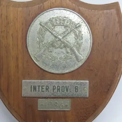 1986 SA Service shooting Inter Provincial plaque