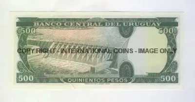 Uruguay 500 pesos UNC banknotes