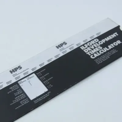 Ilford Development times calculator