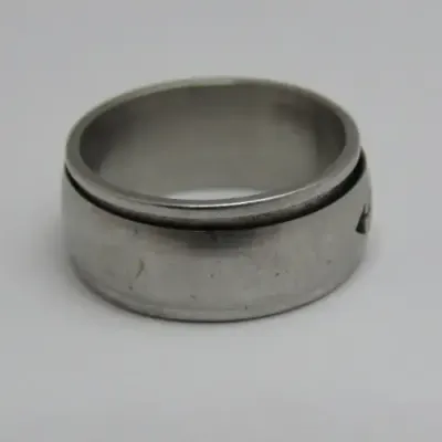 Stainless steel mens ring weight 6,9 g - Size U