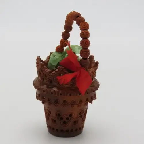 Mini bakelite art flower pot