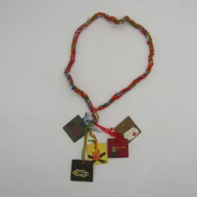 Lot of Boy scouts wooden charms