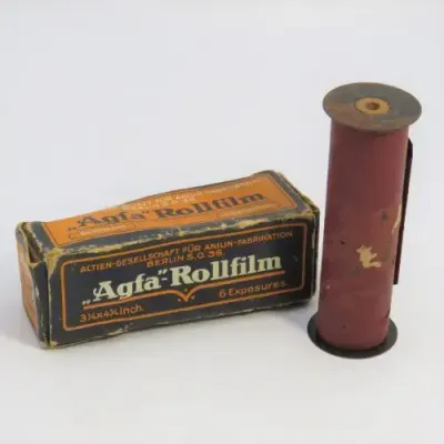 Agfa Roll film with 6 exposure -Unused E-6 - 118