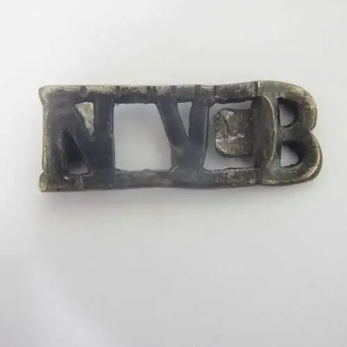 National Volunteer brigade shoulder title worn during WW2 - Sand cast copy