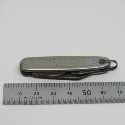 Vintage Richards mini keychain multi tool pocket knife