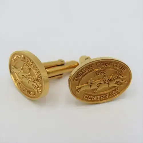 Pair of 1996 Durban Turf Club centenary cufflinks