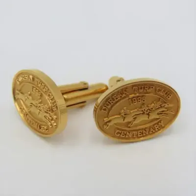 Pair of 1996 Durban Turf Club centenary cufflinks