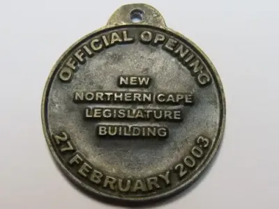 2003 Official opening of the New Northern Cape Legislature building medal