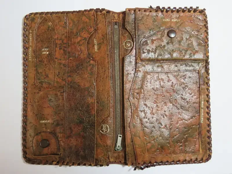 Vintage Rebson product leather wallet