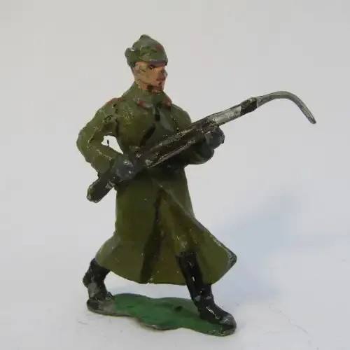 Vintage Russian Army lead soldier