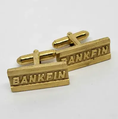 Pair of Banktin cufflinks