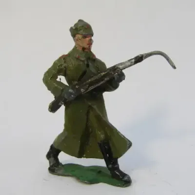 Vintage Russian Army lead soldier