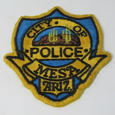 Meza Arizona City of Police cloth badge