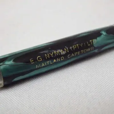 Advertising pencil - Marked E.G. Nyman (PTY)LTD Maitland Cape Town